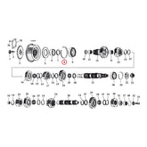 JIMS, retaining ring mainshaft bearing, left Retaining Rings Jims