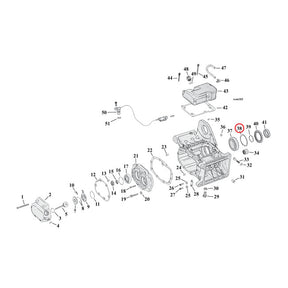 JIMS, retaining ring mainshaft bearing, left Retaining Rings Jims