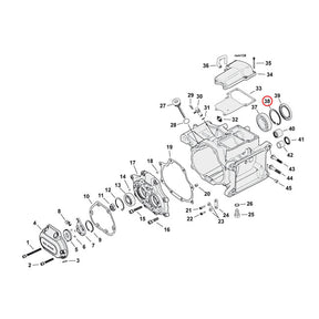JIMS, retaining ring mainshaft bearing, left Retaining Rings Jims
