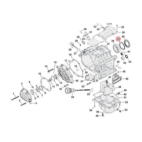 JIMS, retaining ring mainshaft bearing, left Retaining Rings Jims