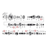 JIMS retaining rings, transmission Retaining Rings Jims