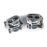 JIMS, Twin Cam billet tappet cover set. Chrome Tappet Block Covers Jims