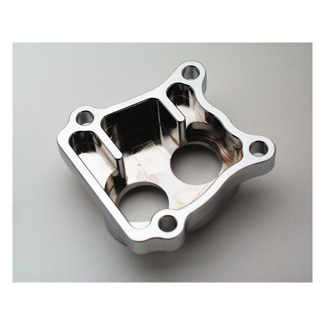 JIMS, Twin Cam billet tappet cover set. Chrome Tappet Block Covers Jims
