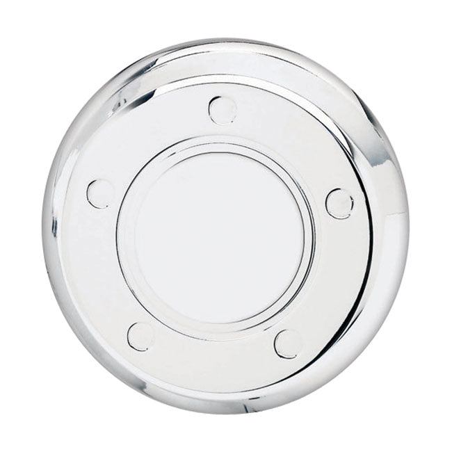 JIMS, Twin Cam Bike Pocket. Chrome, "Smooth" Cam Gear Covers Jims