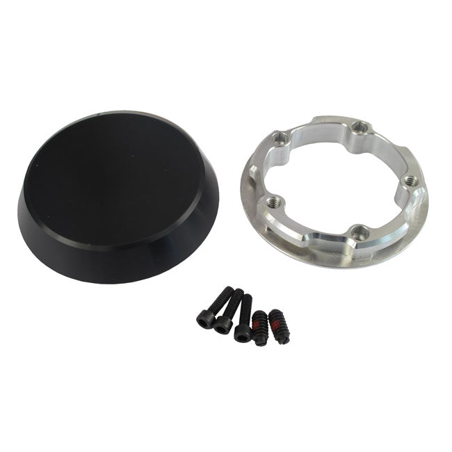 JIMS, Twin Cam Bike Pocket. Chrome, ''Smooth'' Cam Gear Covers Jims