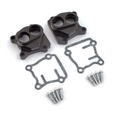 JIMS, Twin Cam billet tappet cover set. Black Pushrod Covers Misc Jims