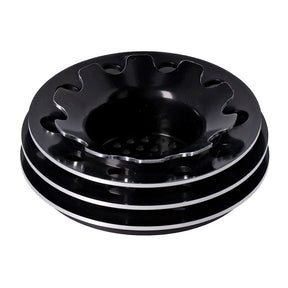 JIMS, cam cover / heat sink. Black Cam Gear Covers Jims