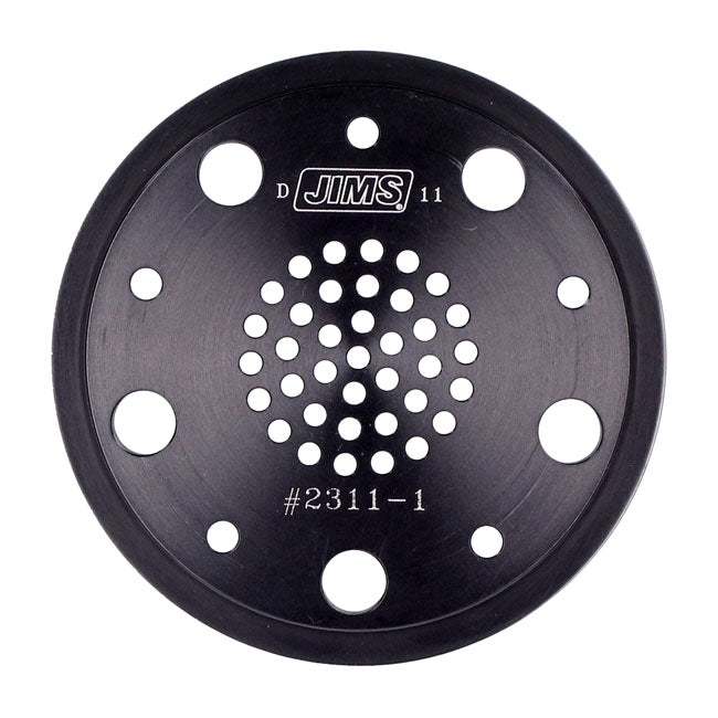 JIMS, cam cover / heat sink. Black Cam Gear Covers Jims