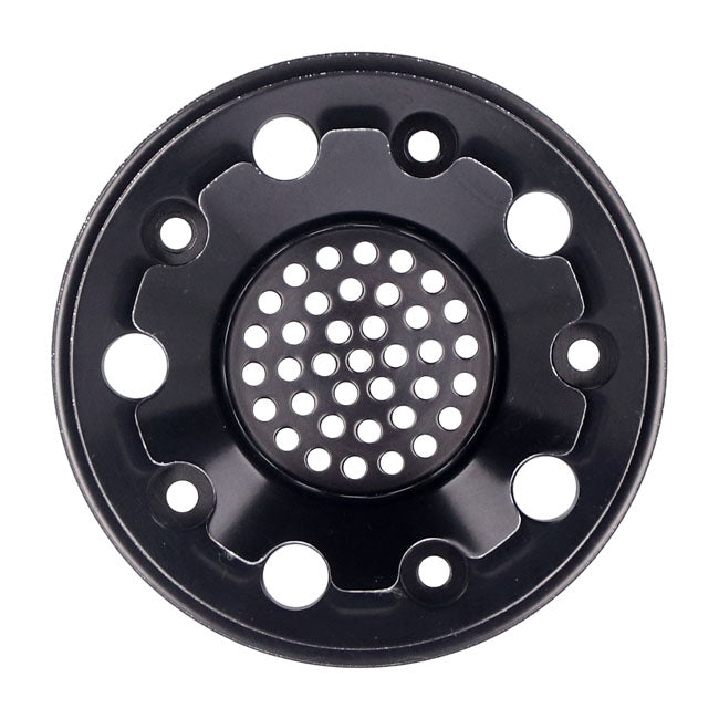 JIMS, cam cover / heat sink. Black Cam Gear Covers Jims