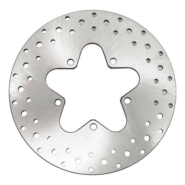 Brake Rotor Drilled Rear, 11.5". Stainless Brake Rotors 11.5 Inch Mcs