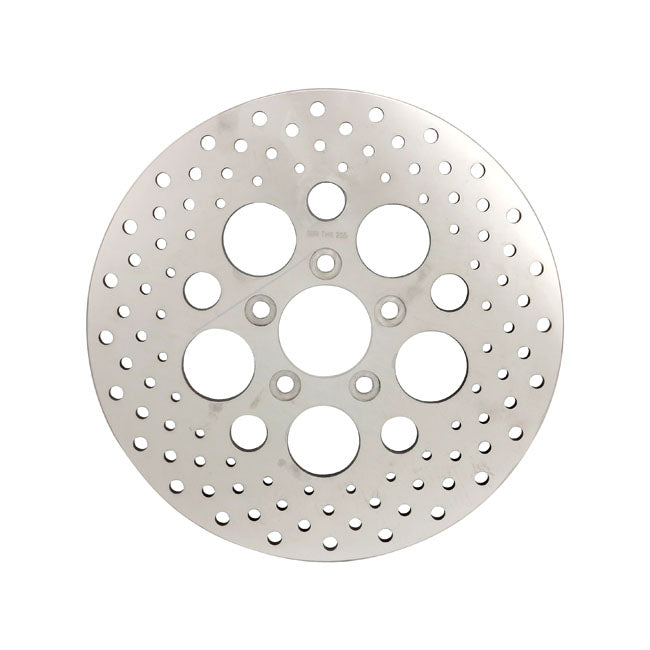 Brake Rotor Rear. Polished Stainless Drilled 11.5" Brake Rotors 11.5 Inch Mcs