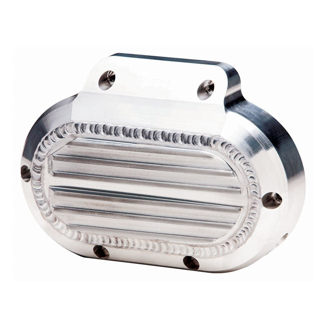 JIMS, handcrafted billet transmission end cover. Anodized Transmission Side Covers Jims