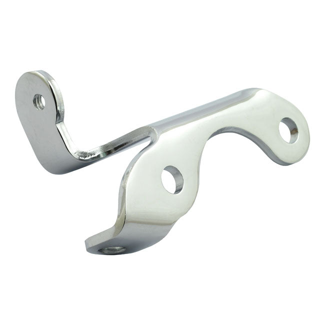 Oil Tank/Clutch Cable Mounting Bracket. Chrome Oil Tanks Mounts Mcs
