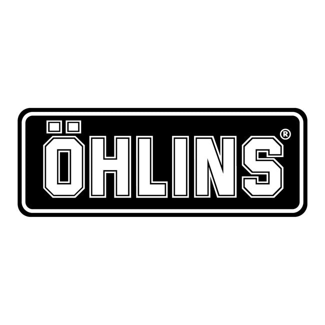 Öhlins Logo sticker black/white medium Ohlins