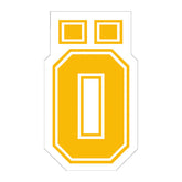Öhlins ''Ö'' sticker yellow small Ohlins