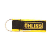 Öhlins Logo keyring black with yellow Ohlins