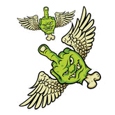 Lethal Threat Flying F@#Ks Sticker Stickers Lethal Threat