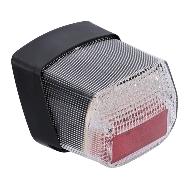 Emgo, Led Taillight. Clear Lens/Red Reflector Taillights Mcs