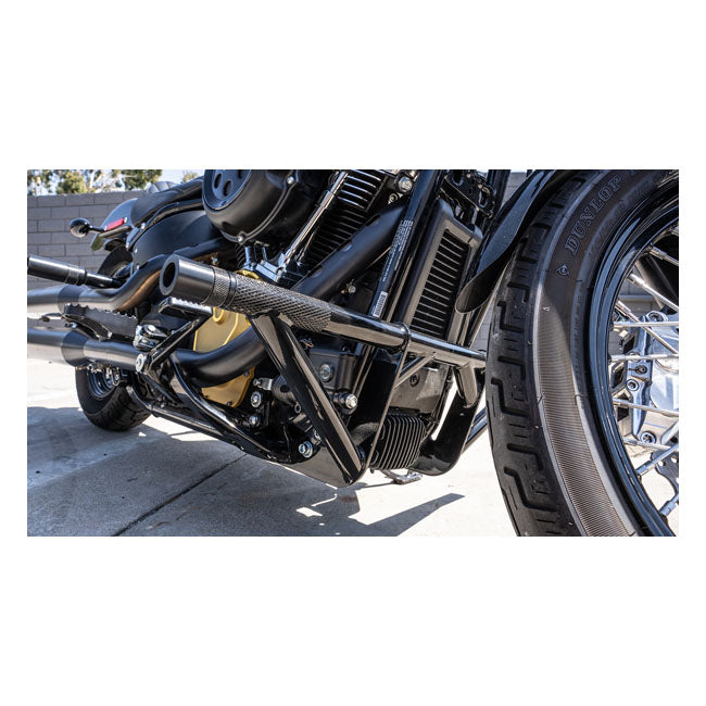 Brawler Kits, Black - 21-24 Milwaukee 8 (Softail) Engine Guards Burly Brand