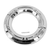 Trask Cover Derby Aslt Assault Series Derby Cover w/ Window, Chrome - 19+ Softail Derby Cover Trask Performance