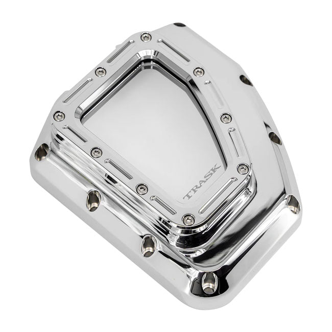 Trask Assault Series CAM Cover With Window, Chrome - Twin Cam Cam Covers Trask Performance