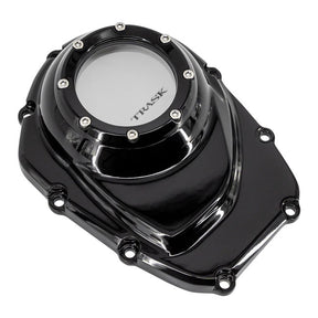 Trask Assault Series CAM Cover With Window, Gloss Black - Milwaukee 8 Cam Covers Trask Performance
