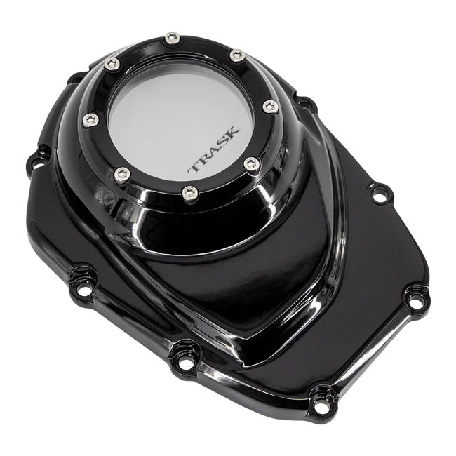 Trask Assault Series CAM Cover With Window, Gloss Black - Milwaukee 8 Cam Covers Trask Performance