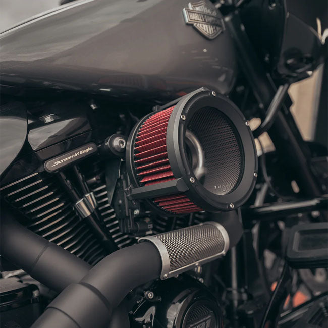 Trask Big Power Filter Kit, Black Air Cleaner Trask Performance