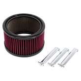 Trask Big Power Filter Kit, Chrome Air Cleaner Trask Performance
