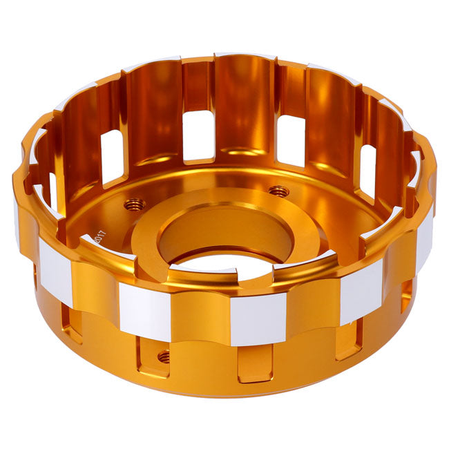 Trask Billet Clutch Basket - Touring & 18+ Softail Clutch Shells Trask Performance
