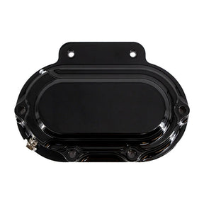Trask Hydraulic Side Door Cover, Black - Dyna & Softail & Touring Transmission End Covers Trask Performance