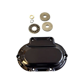 Trask Hydraulic Side Door Cover, Black - Dyna & Softail & Touring Transmission End Covers Trask Performance