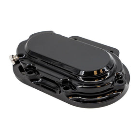 Trask Hydraulic Side Door Cover, Black - Dyna & Softail & Touring Transmission End Covers Trask Performance