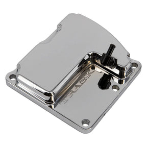 Trask Vented Transmission Top Cover, Chrome - Milwaukee 8 Transmission Top Covers Trask Performance