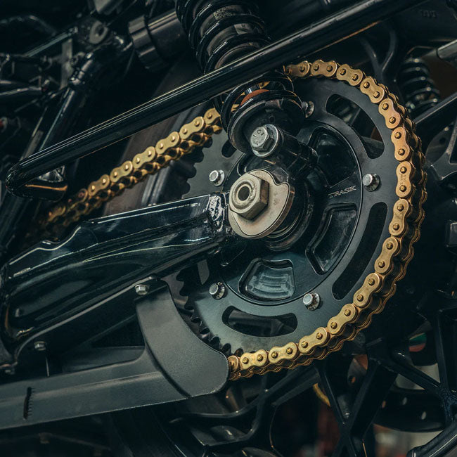 Trask Performance 25-51 Tooth Trask FL Cush Drive Conversion Kit, Black - 09-24 Touring Chain Conversion Rear Sprockets Trask Performance