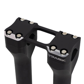 Assault 6" Risers with 1 1/4" Clamping Area, Reverse Cut Handlebars Trask Performance