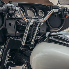 Trask, Assault risers 8". Chrome Handlebars Trask Performance