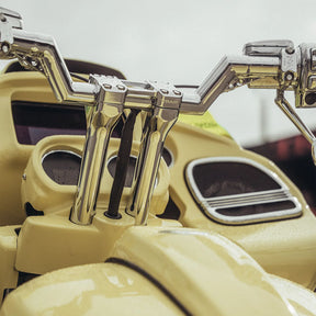 Trask, Assault risers 8". Chrome Handlebars Trask Performance