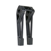 Kodlin, Fastback risers for OEM digital speedo. 10". Black Risers Kodlin Usa