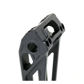 Kodlin, Fastback risers for OEM digital speedo. 10". Black Risers Kodlin Usa