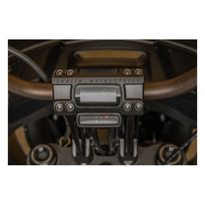 Kodlin, Fastback risers for OEM digital speedo. 10". Black Risers Kodlin Usa