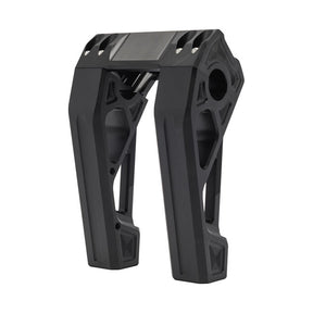 Kodlin, Fastback risers for OEM digital speedo. 6". Black Risers Kodlin Usa