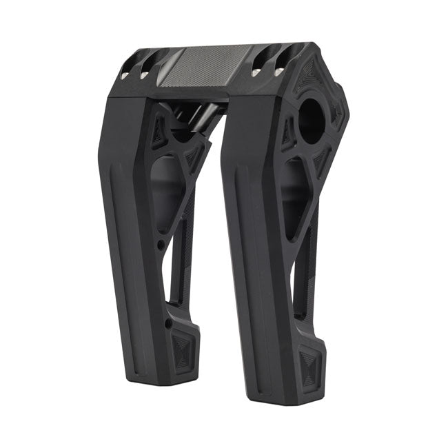 Kodlin, Fastback risers for OEM digital speedo. 6". Black Risers Kodlin Usa