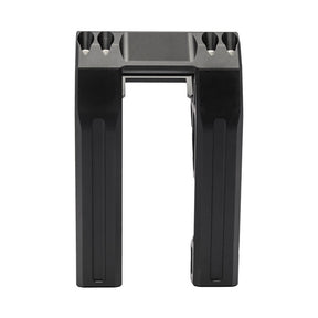Kodlin, Fastback risers for OEM digital speedo. 6". Black Risers Kodlin Usa