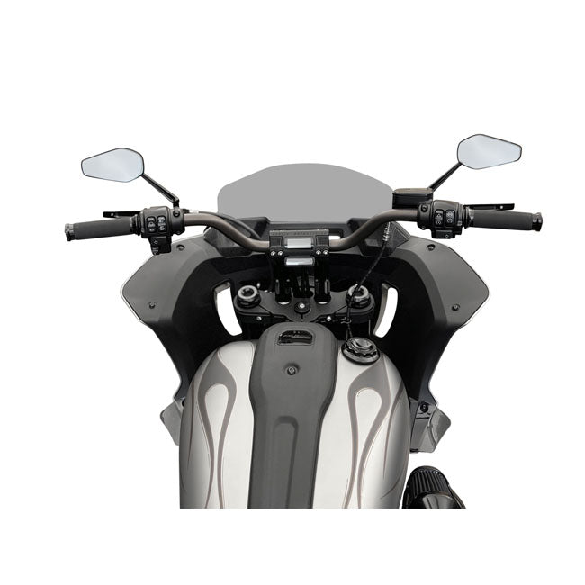 Kodlin, Fastback risers for OEM digital speedo. 6". Black Risers Kodlin Usa