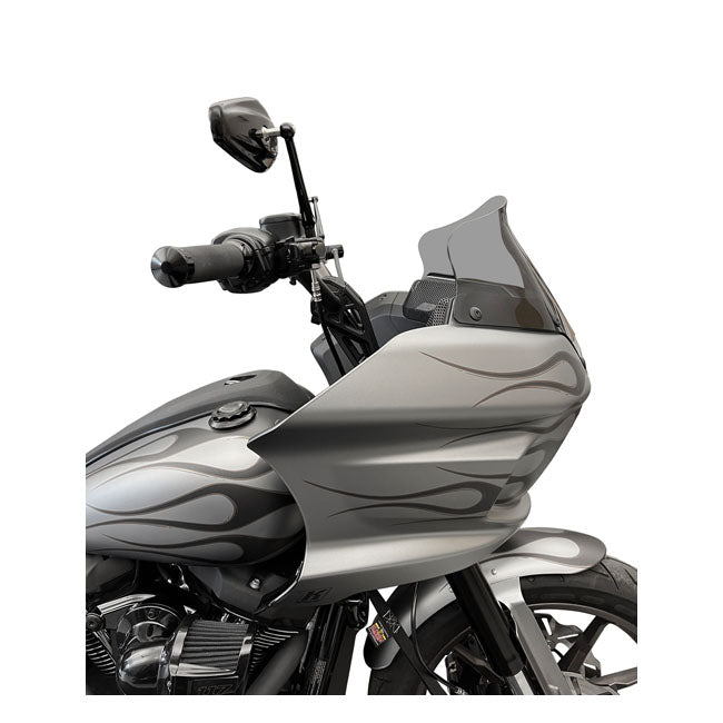 Kodlin, Fastback risers for OEM digital speedo. 6". Black Risers Kodlin Usa