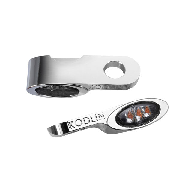 Kodlin, Elypse LED mini turn signals. Front. Chrome Turn Signals Kodlin Usa