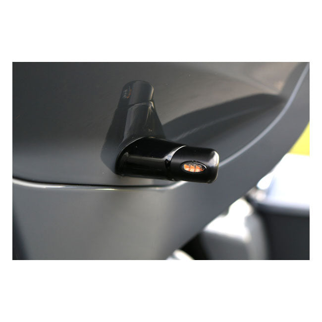 Kodlin, Elypse LED mini front turn signals. DLR. Black Turn Signals Kodlin Usa
