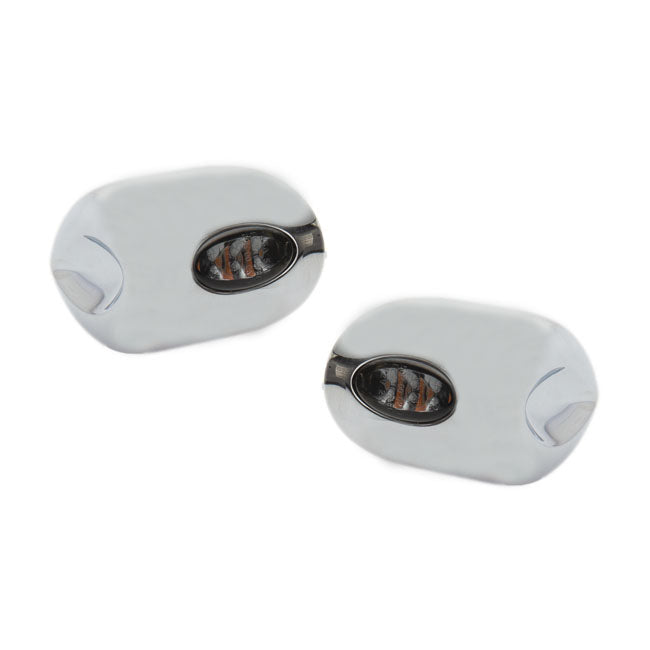Kodlin, Elypse LED mini front turn signals. DLR. Chrome Turn Signals Kodlin Usa
