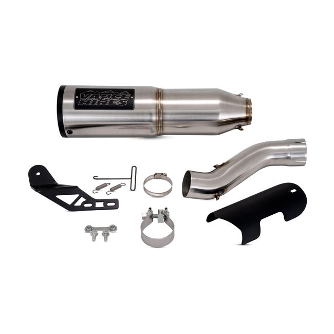 Vance & Hines, Adventure hi-output 500 slip-on. stainless st Exhaust Slip-Ons And Mufflers Vance & Hines